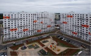Apartment buildings in Riga